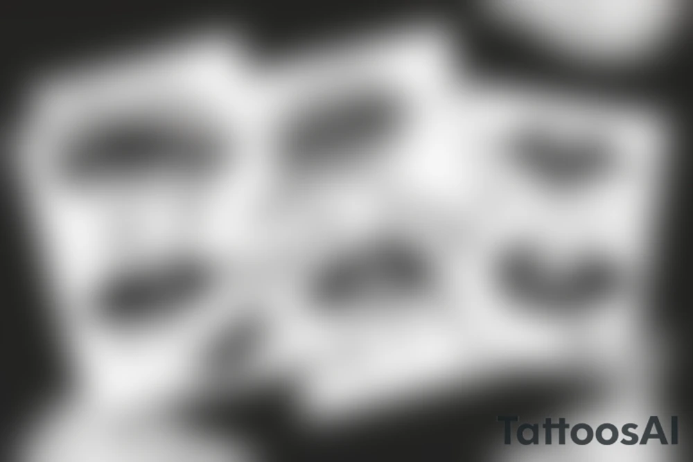 electric kiss simple tattoo idea