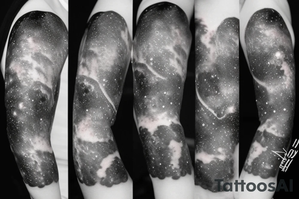 galaxy tattoo idea