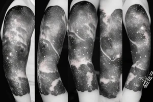 galaxy tattoo idea