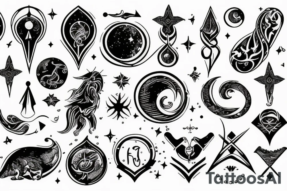 Your astrological sign. tattoo idea
