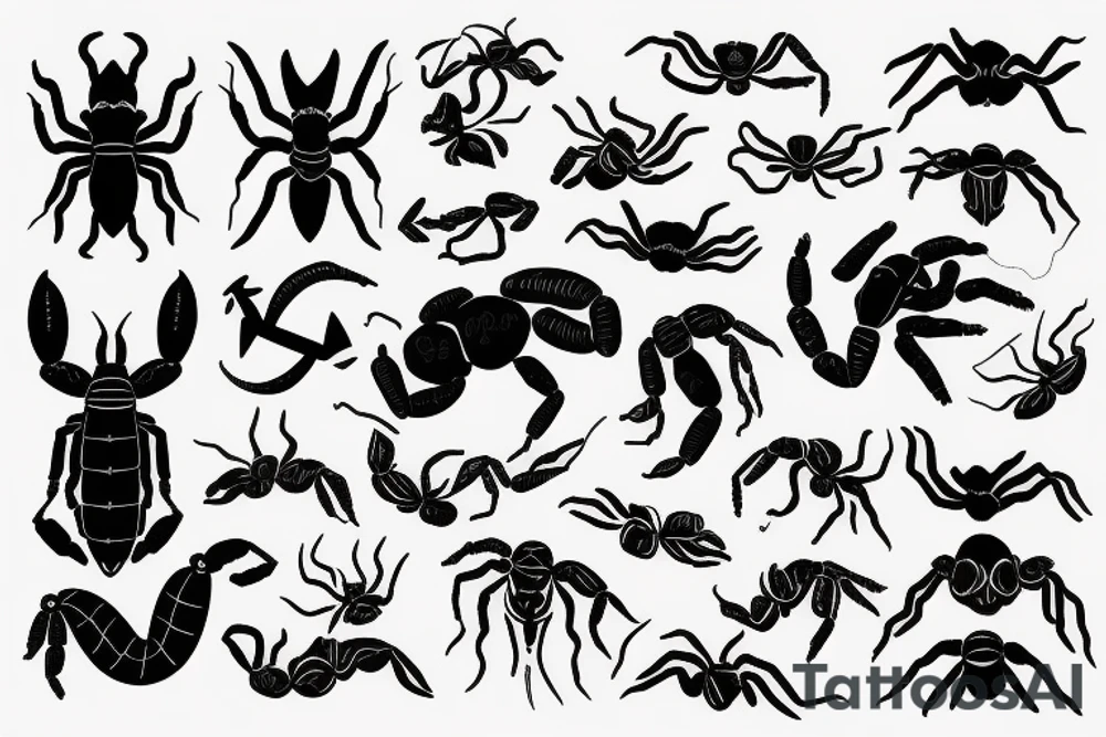 Your astrological sign Scorpion tattoo idea