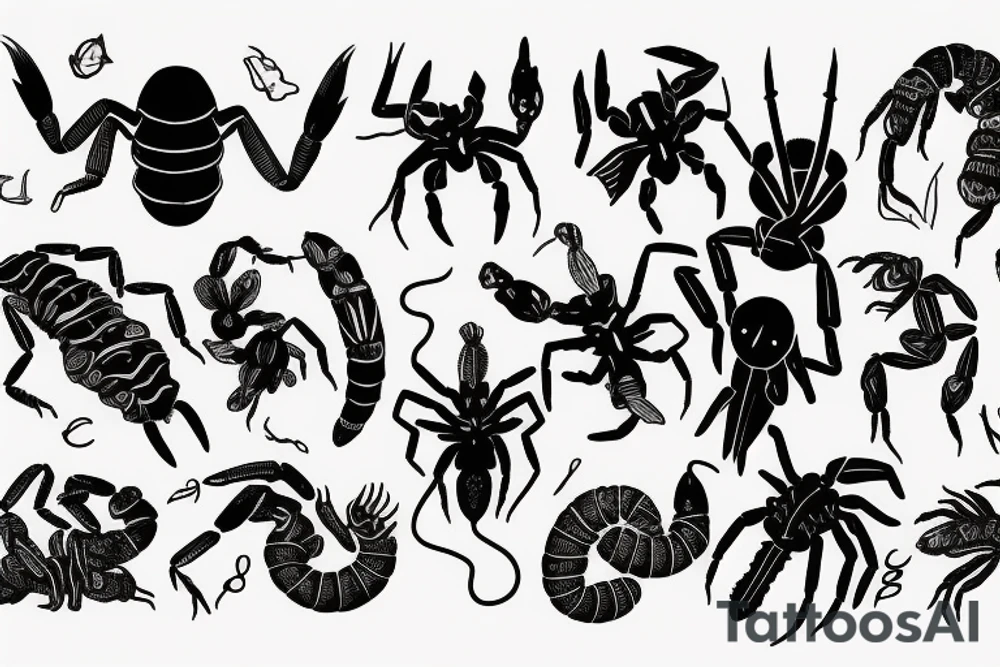Your astrological sign Scorpion tattoo idea