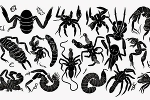 Your astrological sign Scorpion tattoo idea