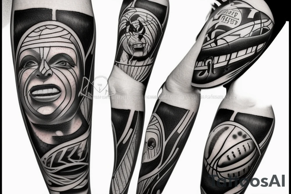 Basketball tattoo idea