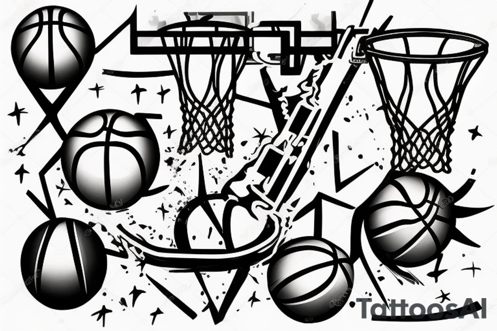 Basketball tattoo idea