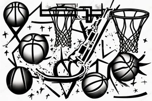 Basketball tattoo idea