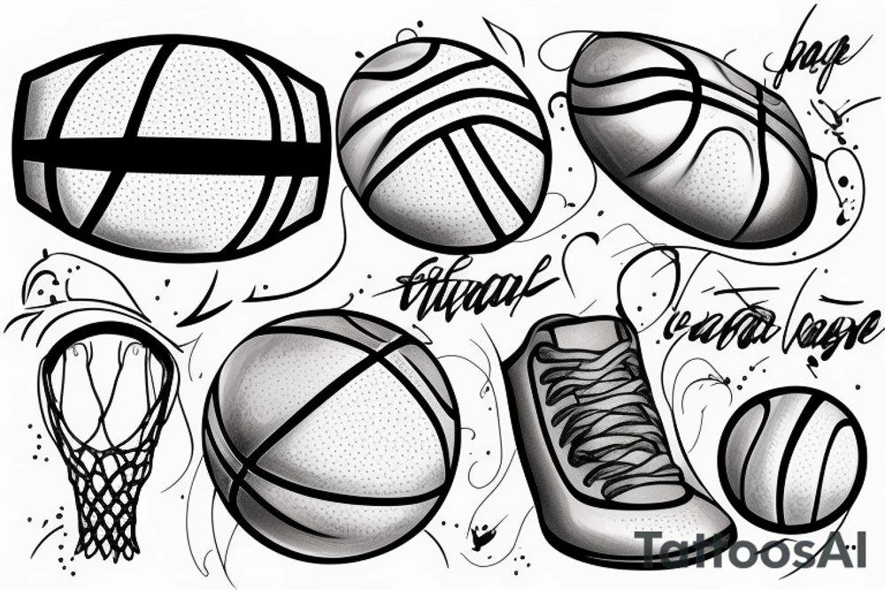 Basketball tattoo idea
