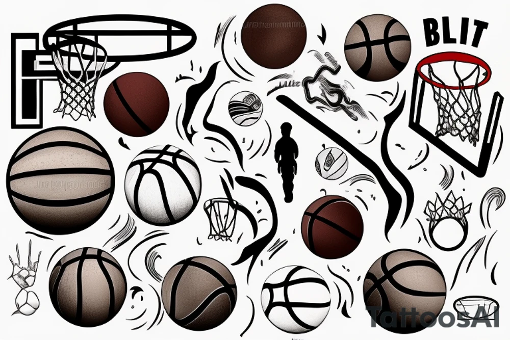 Basketball tattoo idea