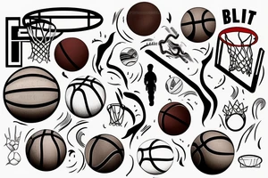 Basketball tattoo idea