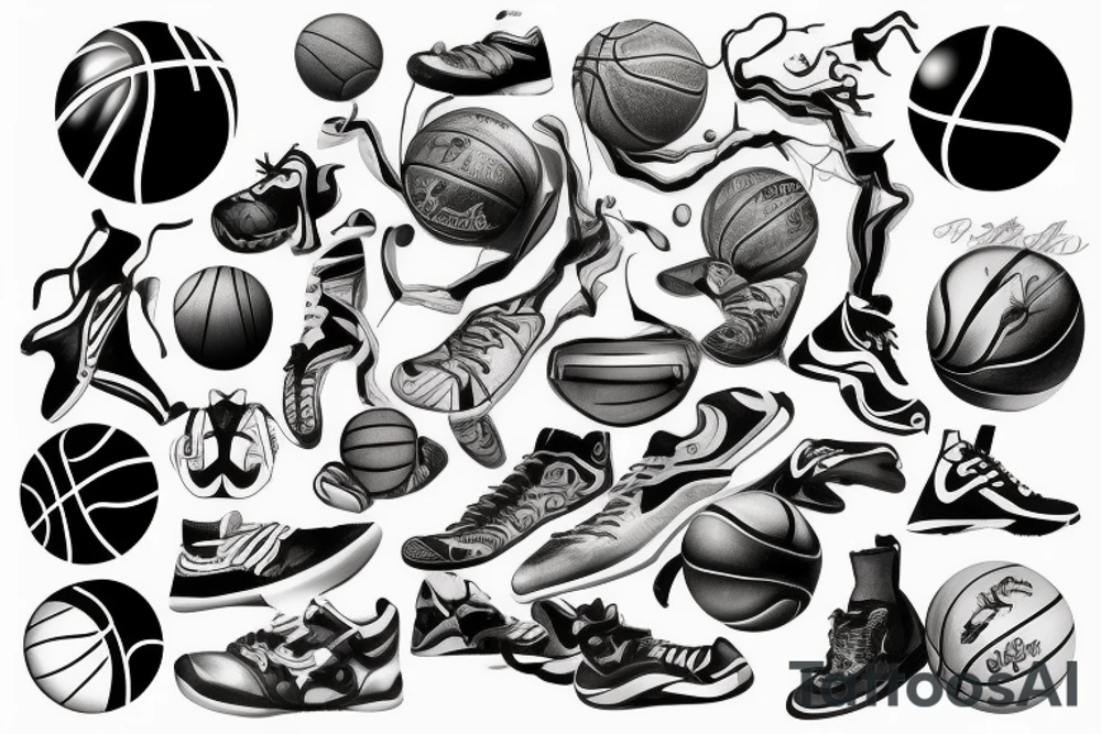 Basketball tattoo idea
