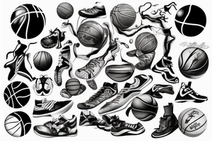 Basketball tattoo idea