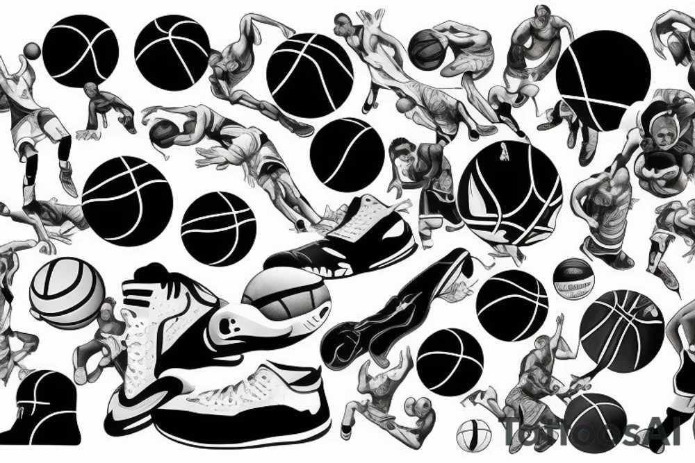Basketball tattoo idea