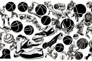 Basketball tattoo idea