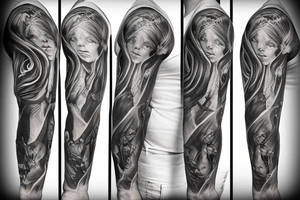 Serbian sleeve tattoo idea