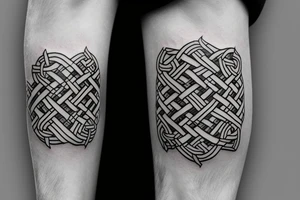 Viking knot and Norwegian knot fused tattoo idea