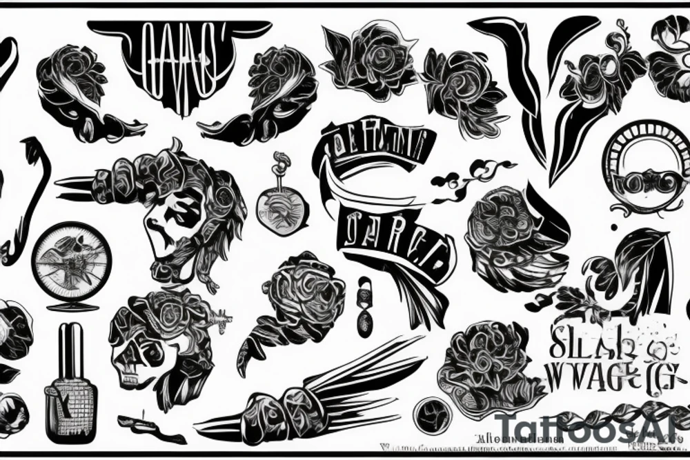 eine Waage. auf der rechten seite der Waage ein Ohr und auf der linken Seite ein Auge tattoo idea