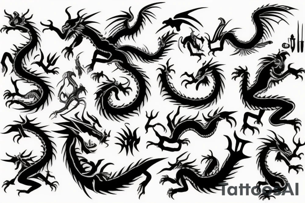 dragon tattoo idea