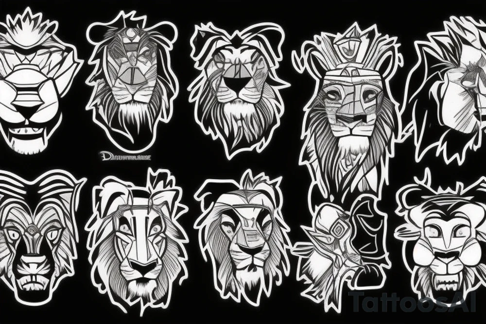 Disney lionking Scar im surrounded by idiots tattoo idea