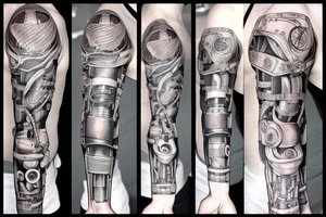 Robot mechanisms tattoo idea