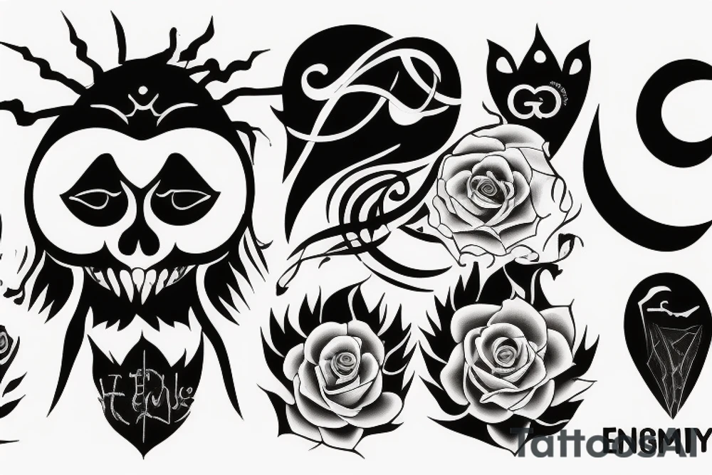 Quote "Ego is the enemy" tattoo idea