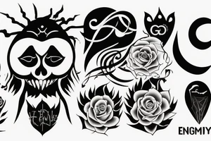 Quote "Ego is the enemy" tattoo idea