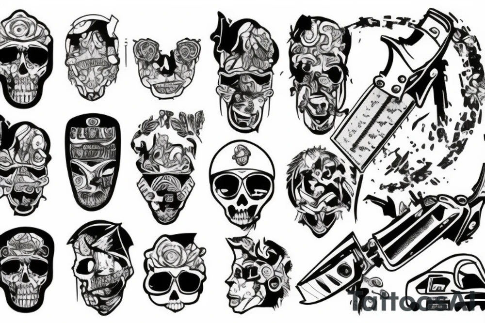 Chainsaw tattoo idea