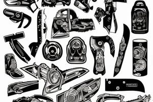 Chainsaw tattoo idea