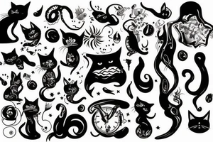 Catoon tattoo idea