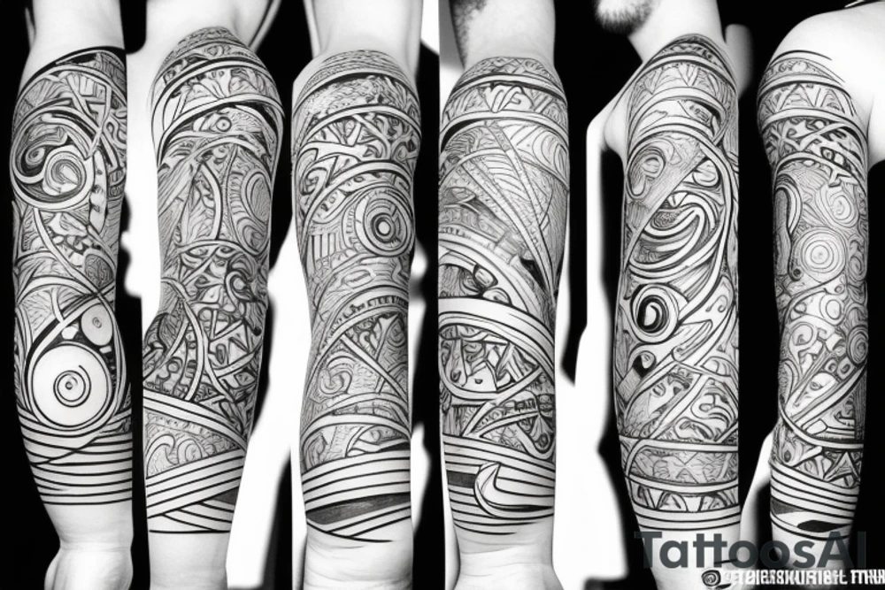 Hukkah surf the universe with me tattoo idea