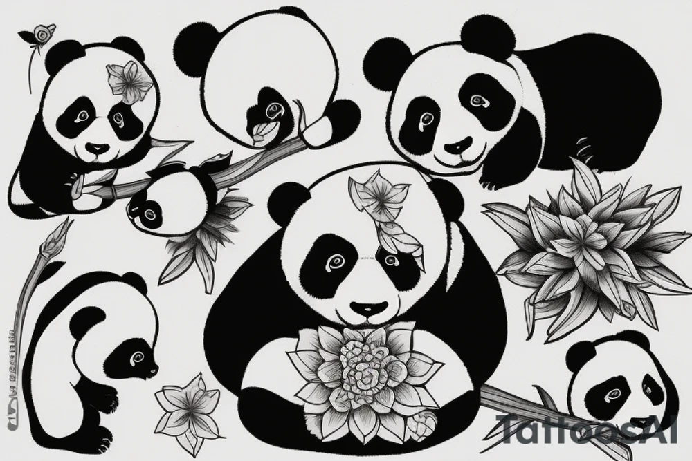 panda tattoo idea