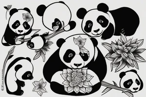 panda tattoo idea