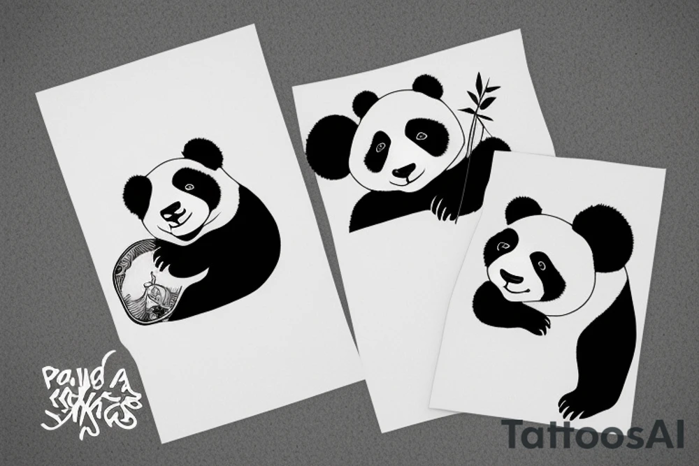 panda tattoo idea