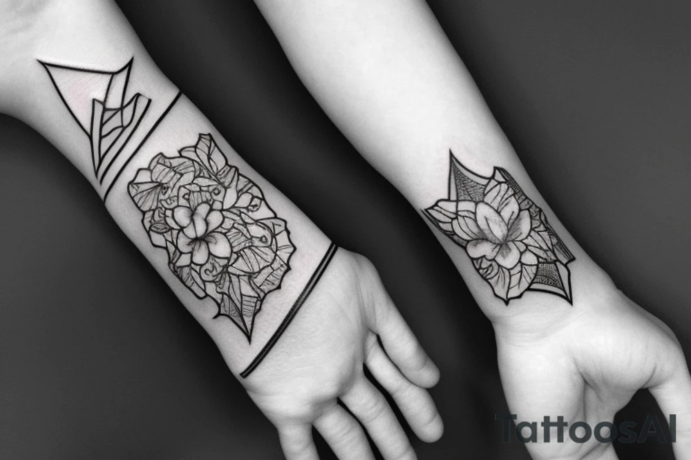 small morning glory wrist tattoo men tattoo idea