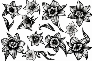 Daffodil tattoo idea