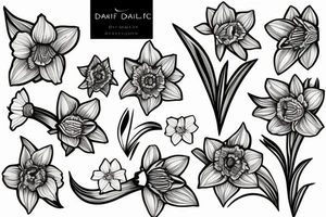 Daffodil tattoo idea