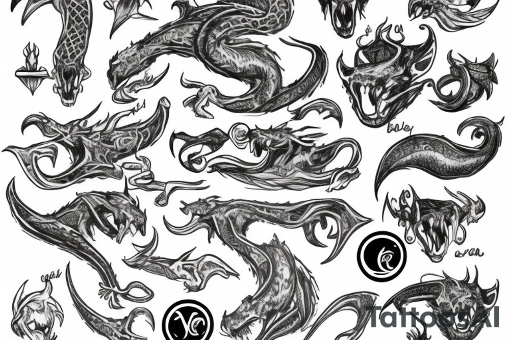 Dacians draco tattoo idea