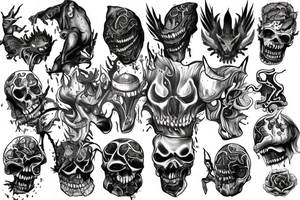 controlling my inner demons tattoo idea