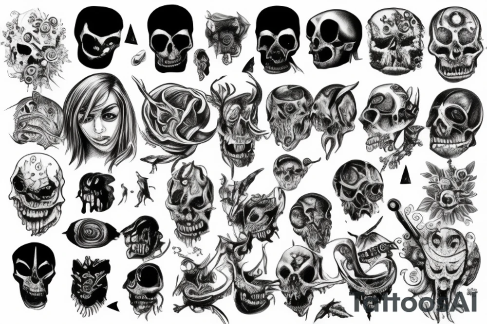 controlling my inner demons tattoo idea
