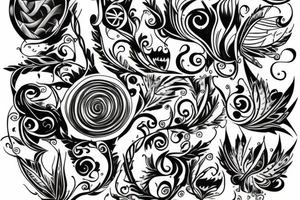 Art for chest tattoo idea