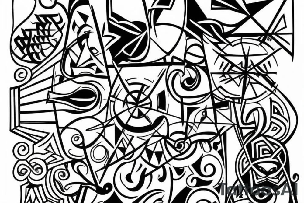 Art for chest tattoo idea