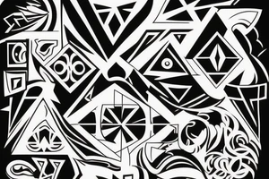 Art for chest tattoo idea