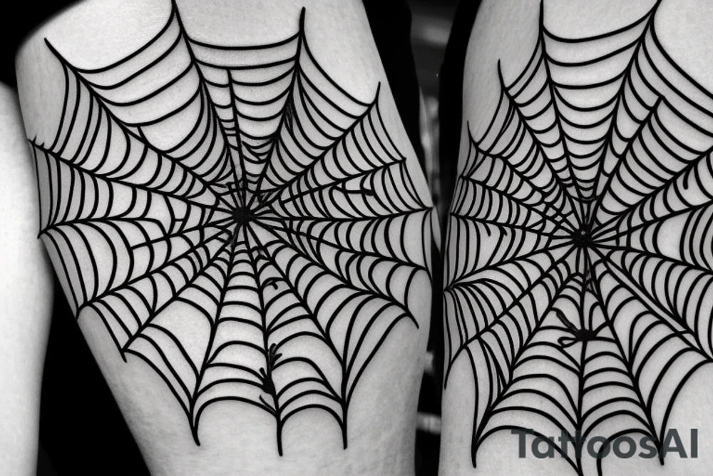 spider web on the elbow in the form of a circle skinhead tattoo tattoo idea