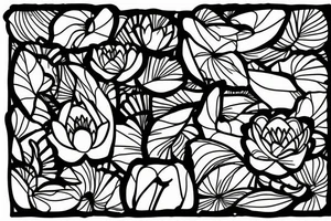Lotus flower tattoo idea