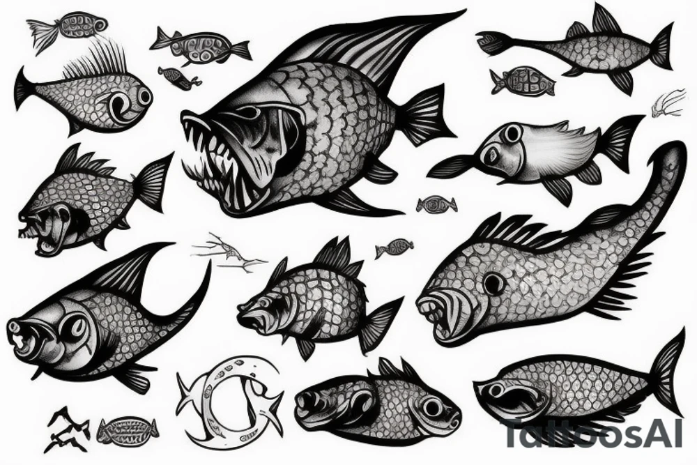 Anglerfish tattoo idea