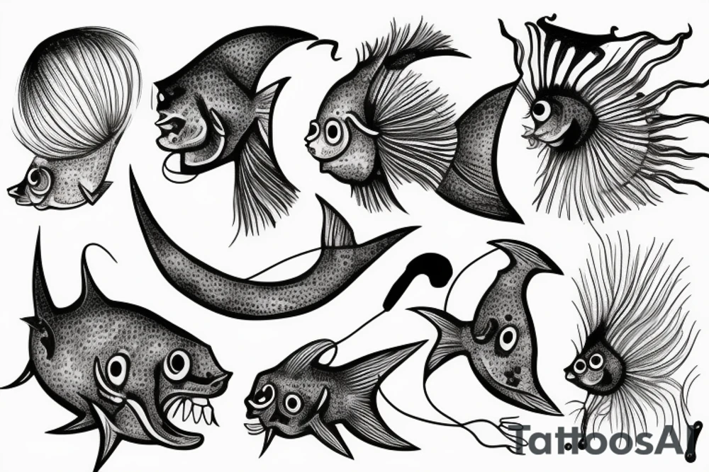 Anglerfish tattoo idea