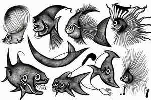 Anglerfish tattoo idea