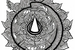 Sudharshan chakra tattoo idea