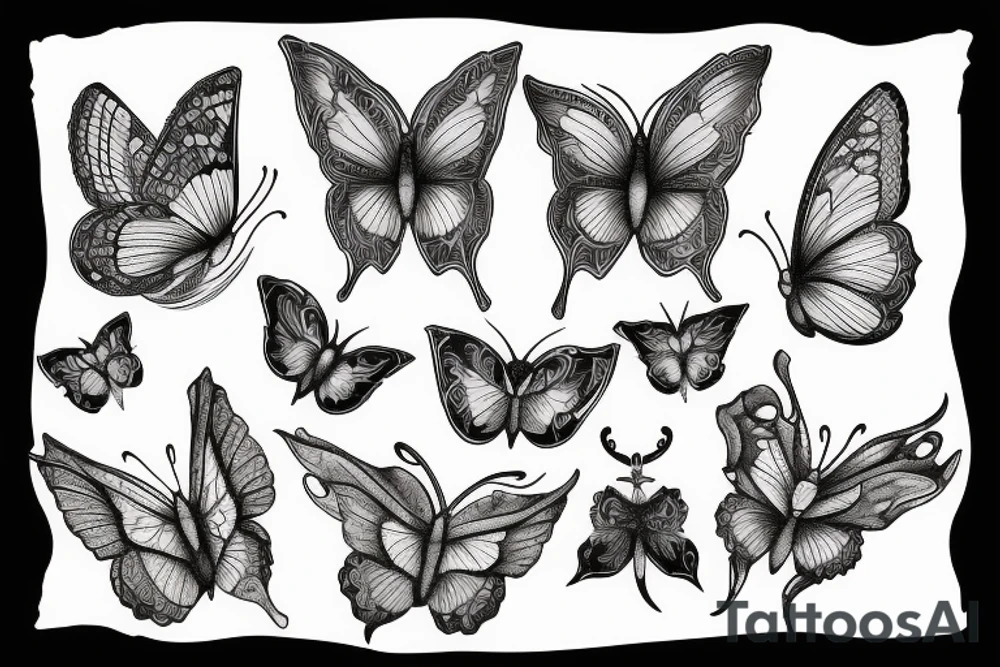 Mariposa tattoo idea