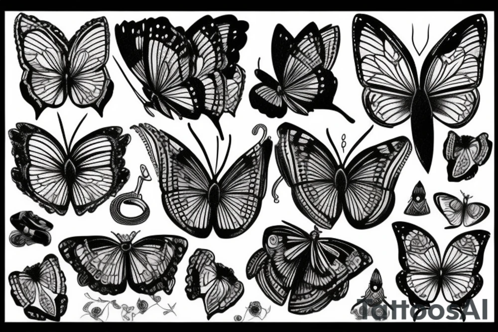 Mariposa tattoo idea