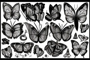 Mariposa tattoo idea